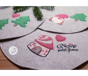 Stickserie - Weihnachtswichtel Satin Appli